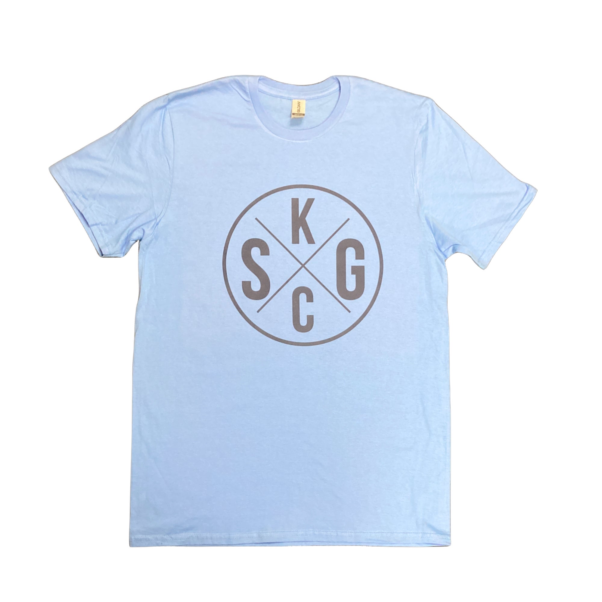 Youth Heathered Gray Kansas City Royals Circle Logo T-Shirt